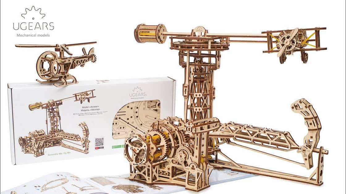 Ugears Mechanical Model  Steampunk Clock 2.0 wooden construction kit for  self-assembly and collection