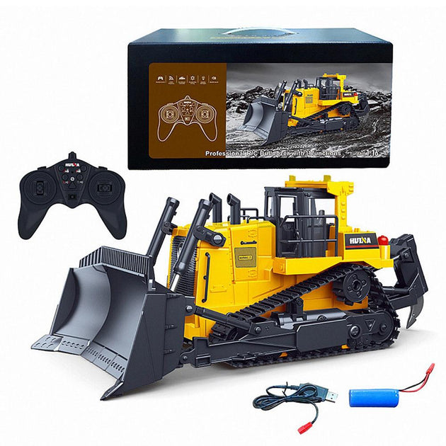 116 scale 2.4GHZ RC BULLDOZER RC CONSTRUCTION TOY WITH LED LIGHT