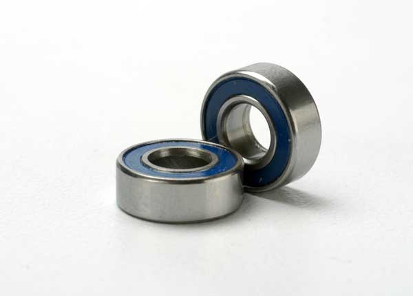 Ball Bearings Blue Rubber Sealed 5x11x4mm (2)