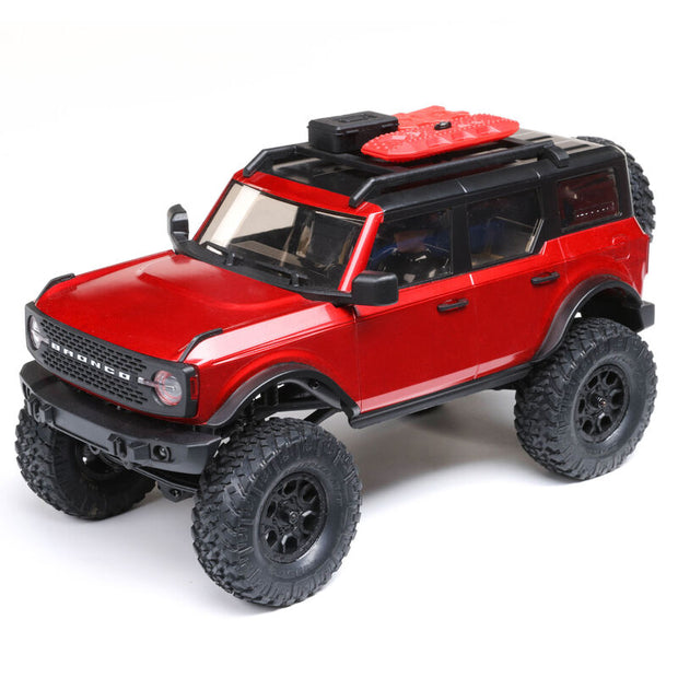 1/24 scale- SCX24 2021 Ford Bronco 4WD Truck Brushed RTR, Red
