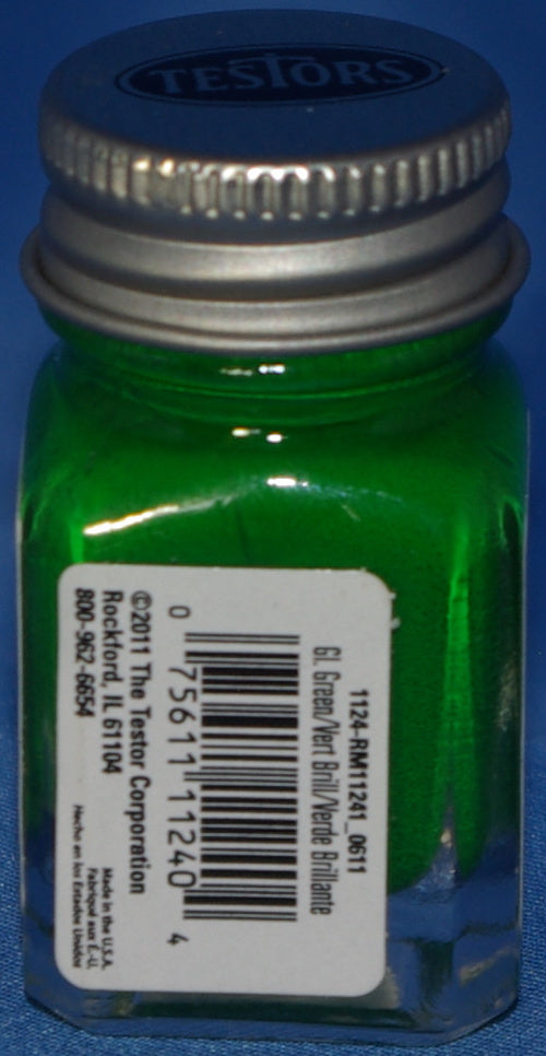 Testors 1/4 oz Paint Gloss Green