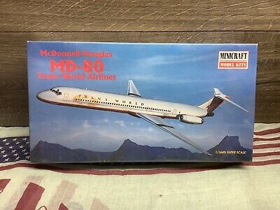 McDonnell-Douglas MD-80 Trans World Airlines- 1/144 scale