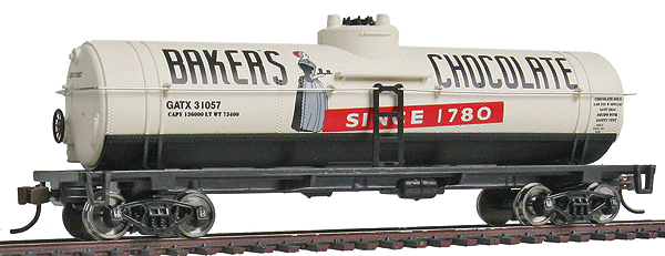 Baker Chocolate Tank Car