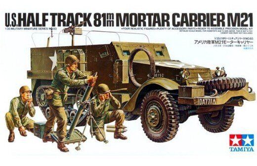 U.S Half Track 81mm Mortar Carrier M21- 1/35 scale