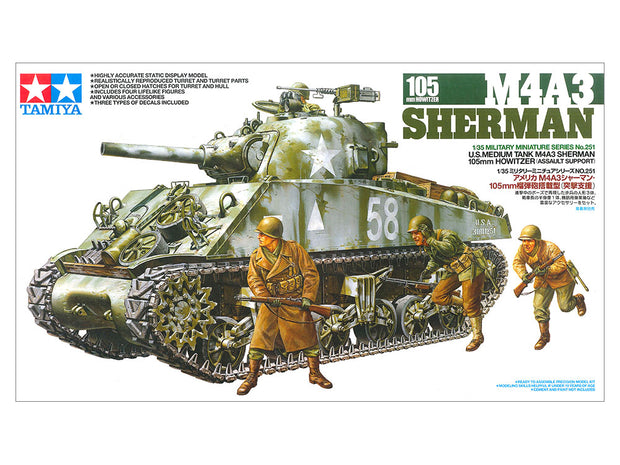 M4A3 Sherman - 1/35 Scale