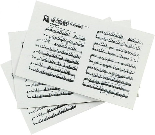 Miniature Sheet music