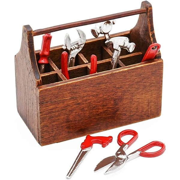Mini Tools Merch Miniature Tool Box with Tools – Hillsboro Hobby Shop