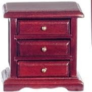 Bedroom side tables, Mahogany