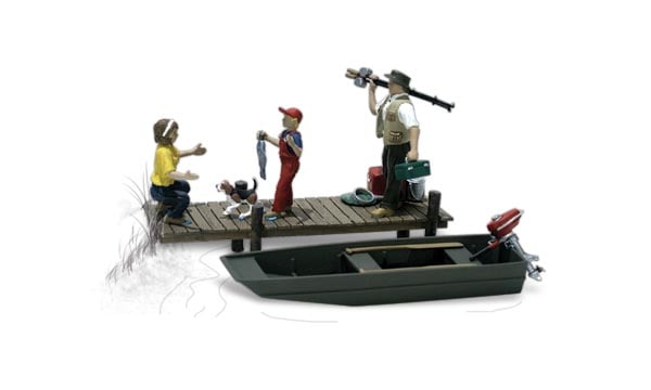 Family Fishing - O Scale