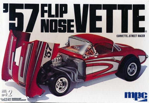 1957 Flip Nose Corvette Street Racer - 1/25th Scale