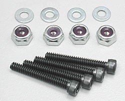 Socket Head Bolt Sets With Lock Nuts (Size 6-32 x 1")