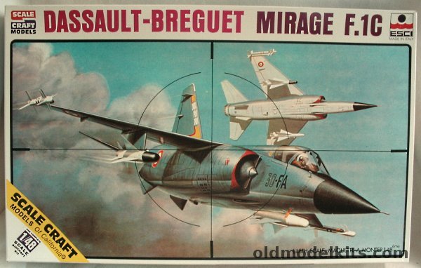 ESCI 1/48 Dassault-Breguet Mirage F.1C (F1 / F-1/F-1CZ)