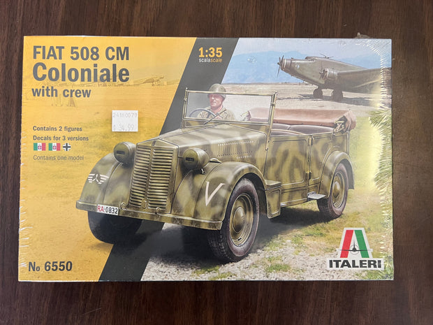 FIAT 508 CM Coloniale With Crew 1:35 Scale