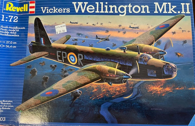 1/72 scale- Vickers Wellington Mk.II