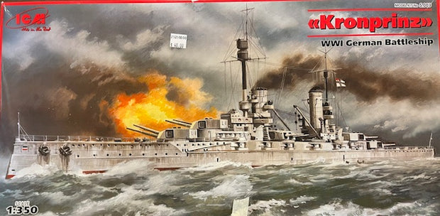 "Kronprinz" WWI German Battleship- 1/350 scale