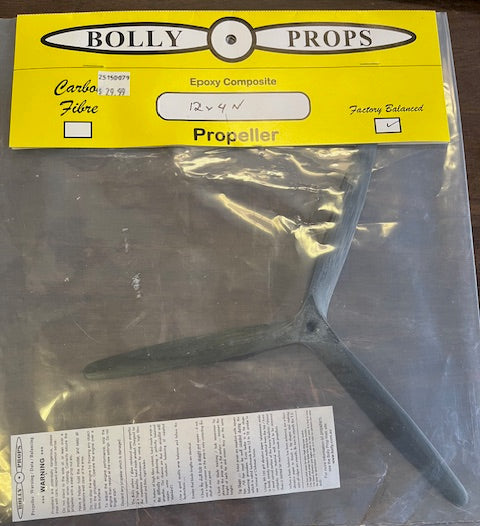 Factory Balanced - Exoxy Composite- 12x4 N Propeller