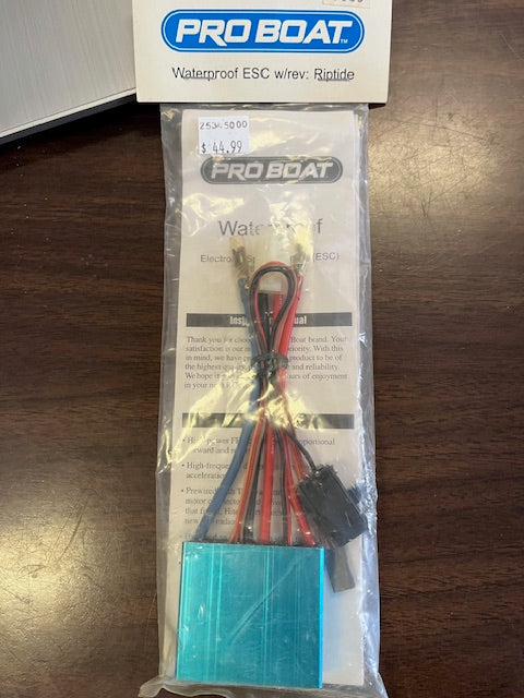 PRO BOAT Waterproof ESC with Reverse: 4.8-12V
