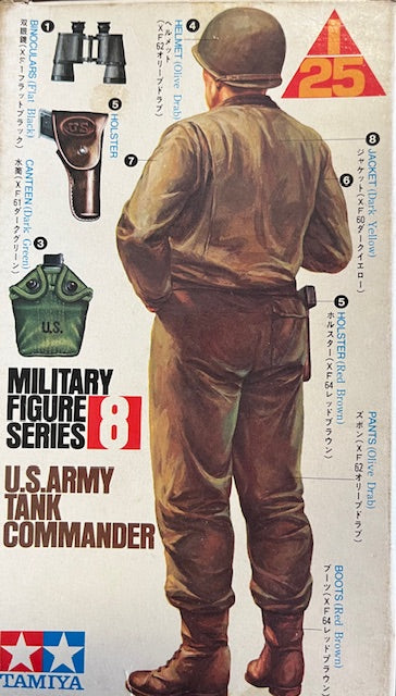 1/25 scale- U.S. Army Tank Commander Military Figure Series 8