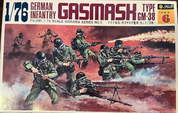 1/76 scale- German Infantry Gasmash Type GM-38