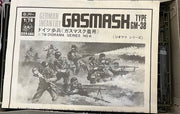 1/76 scale- German Infantry Gasmash Type GM-38