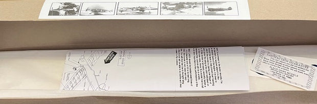 Hawker Hurricane (War Bird Series)- Profile Control Line Model Kit