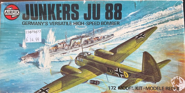 JUNKERS JU 88 GERMANY'S VERSATILE HIGH-SPEED BOMBER - 1/72 scale