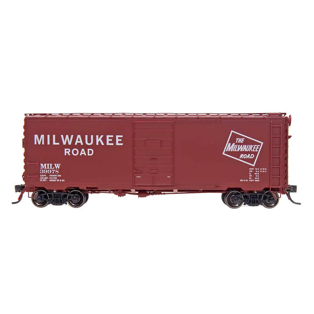 40' STD. Boxcar 1001-N Milwaukee