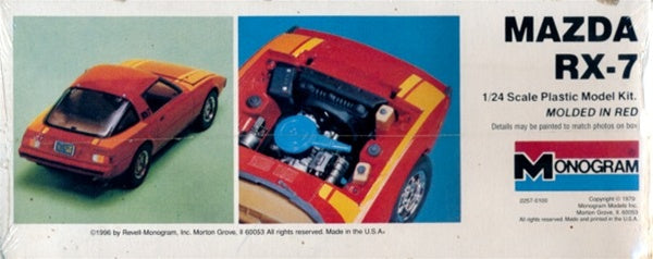 1982 Mazda RX-7 1:24 model kit