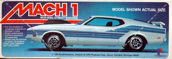 1980 Ford Mustang Mach 1 Street Machine (1/25) MPC