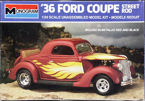 '36 Ford Coupe Street Rod - 1/24th Scale