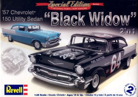 '57 Chevrolet 150 Utility Sedan "Black Widow" - 1/25th Scale