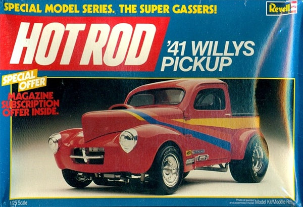 Hot Rod '41 Willys Pickup - 1/25th Scale