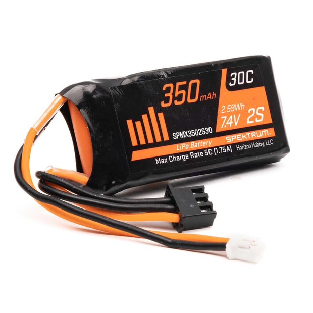 7.4v 350mAh 2S LiPo: SCX24 PH 2.0