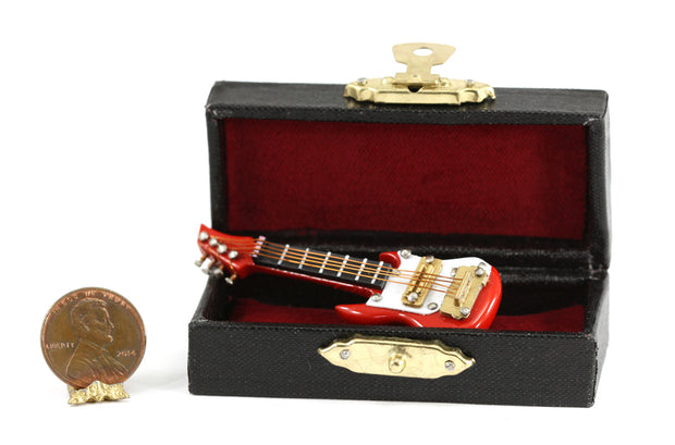 Red Electric Guitar with Case