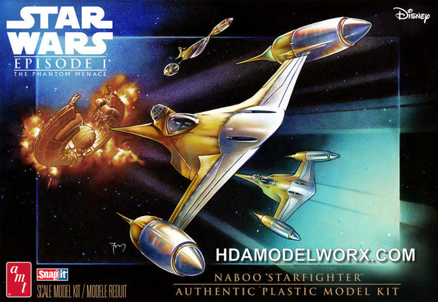 Starwars Naboo Starfighter (Authentic Plastic Model)