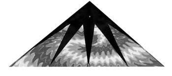 50"x24" Sky Dye Arrow Constellation Delta Nylon Kite