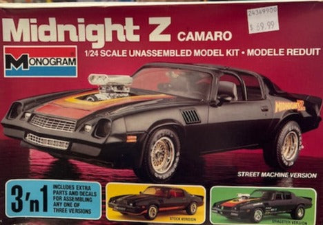 Midnight Z Camaro - 1/24 scale