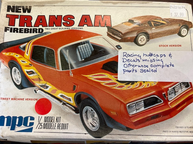 New Trans Am Firebird- 1/25 scale