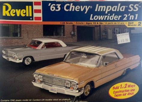 '63 Chevy Imapala SS Lowrider 2n1- 1/25 Scale