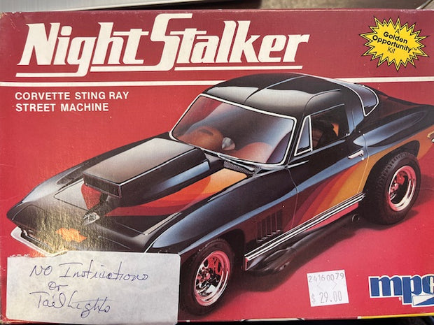 Night Stalker Corvette Stingray Street Machine- 1/25 scale