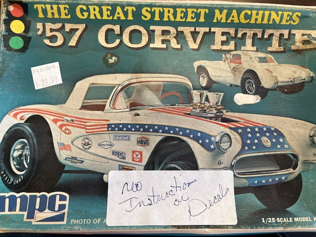 (The Great Street Machines) ‘57 Corvette - 1/25 scale