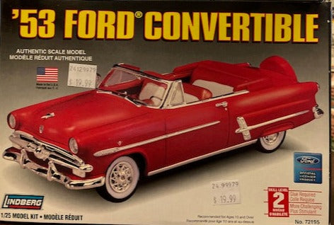 '53 Ford Convertible - 1/25 scale