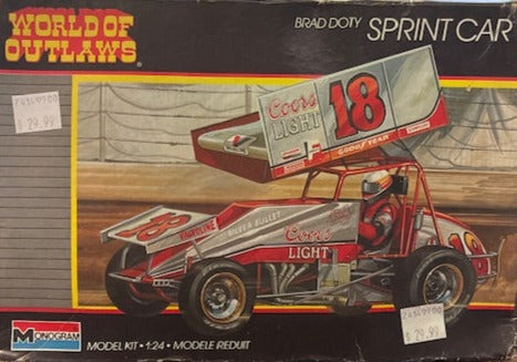 World of Outlaws Brad Doty Sprint Car- 1/24 scale