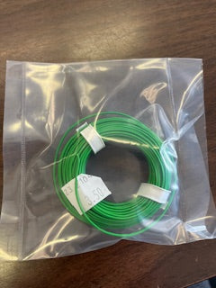 Green 22-Gauge Single Strand Copper Plastic Coated Wire 32' Roll