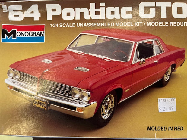 '64 Pontiac GTO - 1/24 scale (No decals)