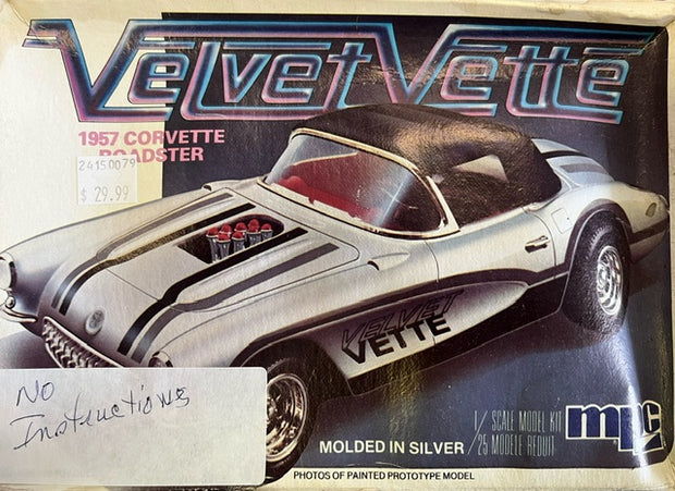 Velvet Vette 1957 Corvette Roadster - 1/25 scale