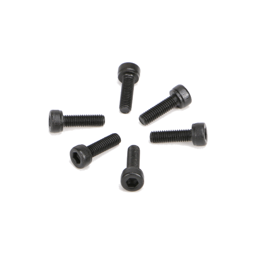 3.5x10mm Cap Head Hex Machine Thread Screws (6pcs)