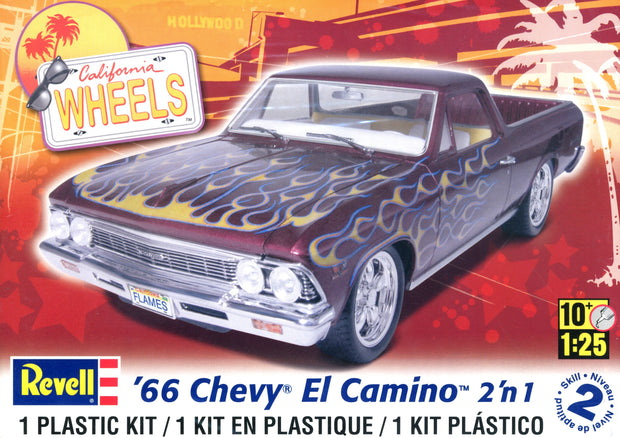 '66 Chevy El Camino 2'N1 - 1/25th Scale