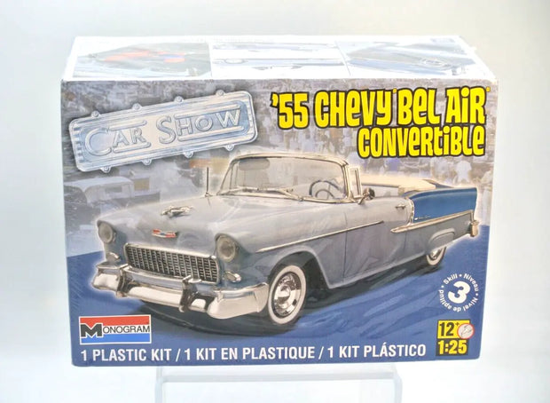 Monogram 1:25 Car Show '55 Chevy Bel Air Convertible Model Kit