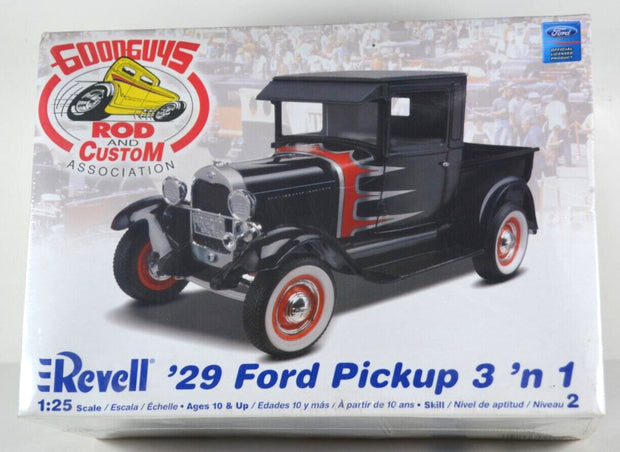 '29 Ford Pickup 3'N1 - 1/25th Scale